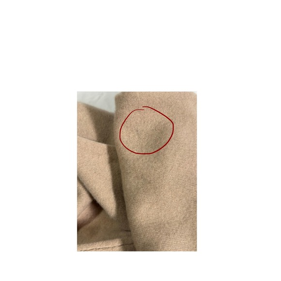 C by Bloomingdale's V-Neck 2-Ply Cashmere Sweater XS Tan - Picture 6 of 6